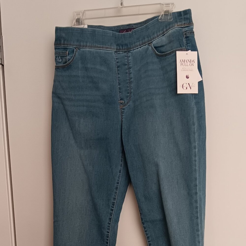 GV Amanda Pull On Jeans straight leg with slimming panel